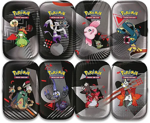 POKEMON TCG - SCARLET & VIOLET BLACK BOLT AND WHITE FLARE UNOVA MINI TIN (1 OF 8) - EN